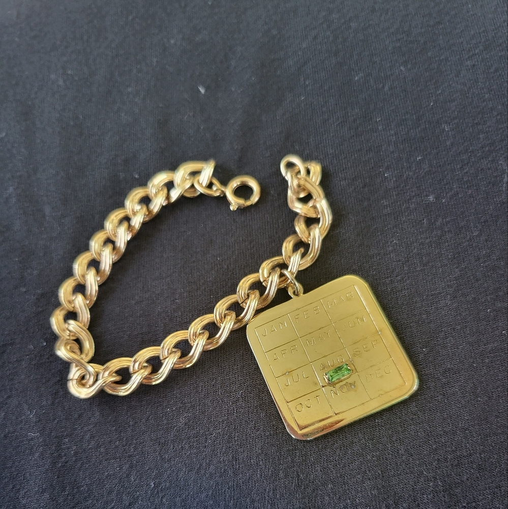 Birthstone charm bracelet